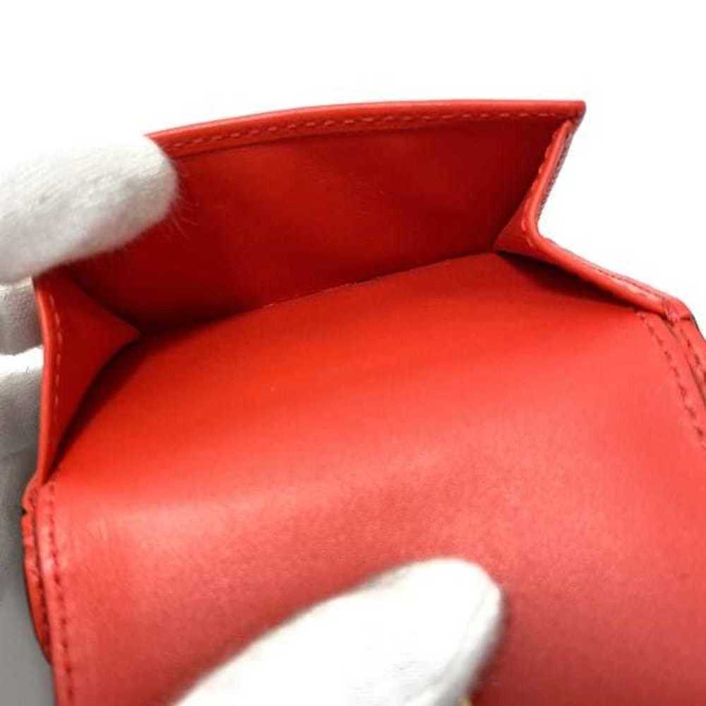 LOEWE Red Leather Wallet - Picture 7 of 11